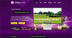 Desktop Screenshot of mkgstudio.pl
